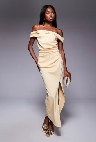 ASOS DESIGN twist bardot...