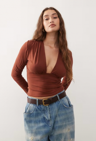 Weekday plunge long sleeve...