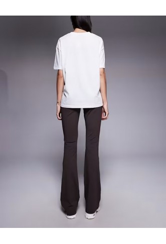 ASOS DESIGN Tall sculpting cross front flare trouser