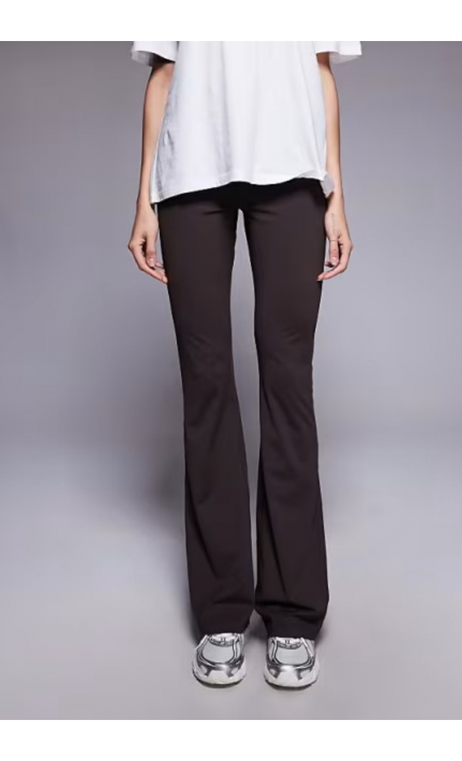 ASOS DESIGN Tall sculpting cross front flare trouser