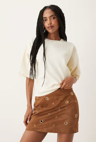 ASOS DESIGN ruched side...