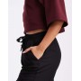 Wednesday's Girl wide leg slouchy trousers in black