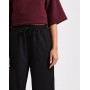 Wednesday's Girl wide leg slouchy trousers in black
