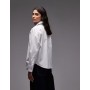 ASOS DESIGN oversized shirt in white