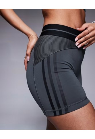 adidas Training Hyperglam rib booty shorts