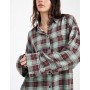 ASOS DESIGN oversized shirt in green brushed check