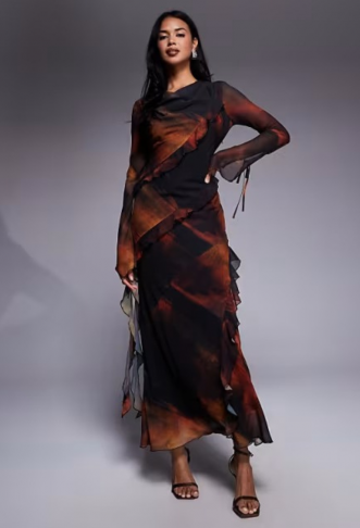 Daska chiffon maxi dress...