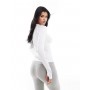 4505 Icon slim fit active long sleeve top in white