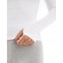 4505 Icon slim fit active long sleeve top in white