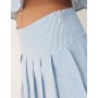 ASOS DESIGN tennis skirt co-ord in blue & white stripe