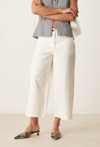 JDY cropped wide leg...