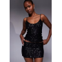 Fashionkilla exclusive sequin scoop neck cami top