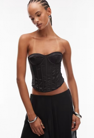 ASOS DESIGN satin cupped...