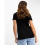 ASOS DESIGN relaxed v-neck t-shirt in black