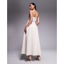 Kaiia exclusive structured bandeau drop waist gathered skirt maxi dress