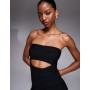 Kaiia exclusive bandeau cutout bandage mini dress