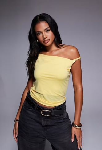 ASOS DESIGN draped twist...