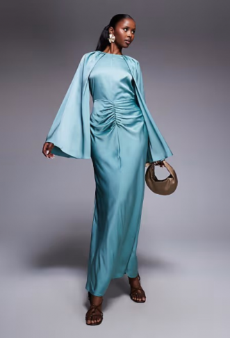 ASOS DESIGN satin long...