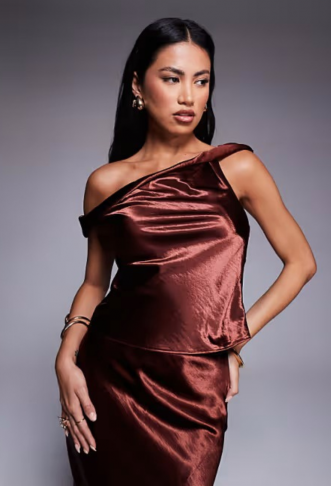 ASOS DESIGN one shoulder...