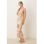 ASOS DESIGN bandeau midi dress in tapestry print