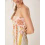 ASOS DESIGN bandeau midi dress in tapestry print