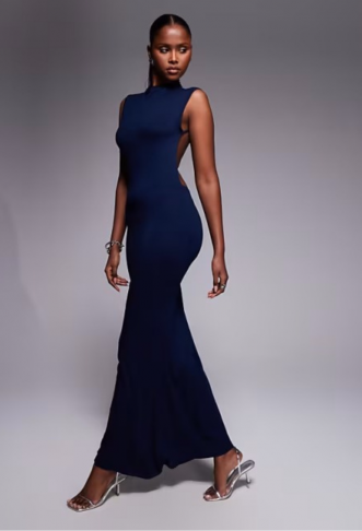 ASOS DESIGN high neck slash...