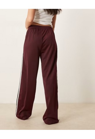 adidas Originals Firebird Loose track pants in burgundy