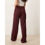 adidas Originals Firebird Loose track pants in burgundy