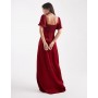 Maids to Measure Bridesmaid square neck flutter sleeve maxi dress