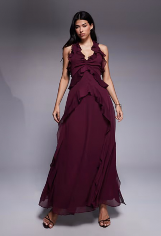 Forever New ruffle midaxi...