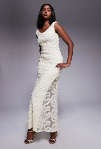 ASOS DESIGN textured maxi...