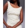 ASOS DESIGN textured maxi dress in cream