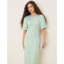 YAS textured iridescent sequin midaxi tea dress