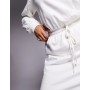 ASOS DESIGN cotton drawstring waist mini sweat dress