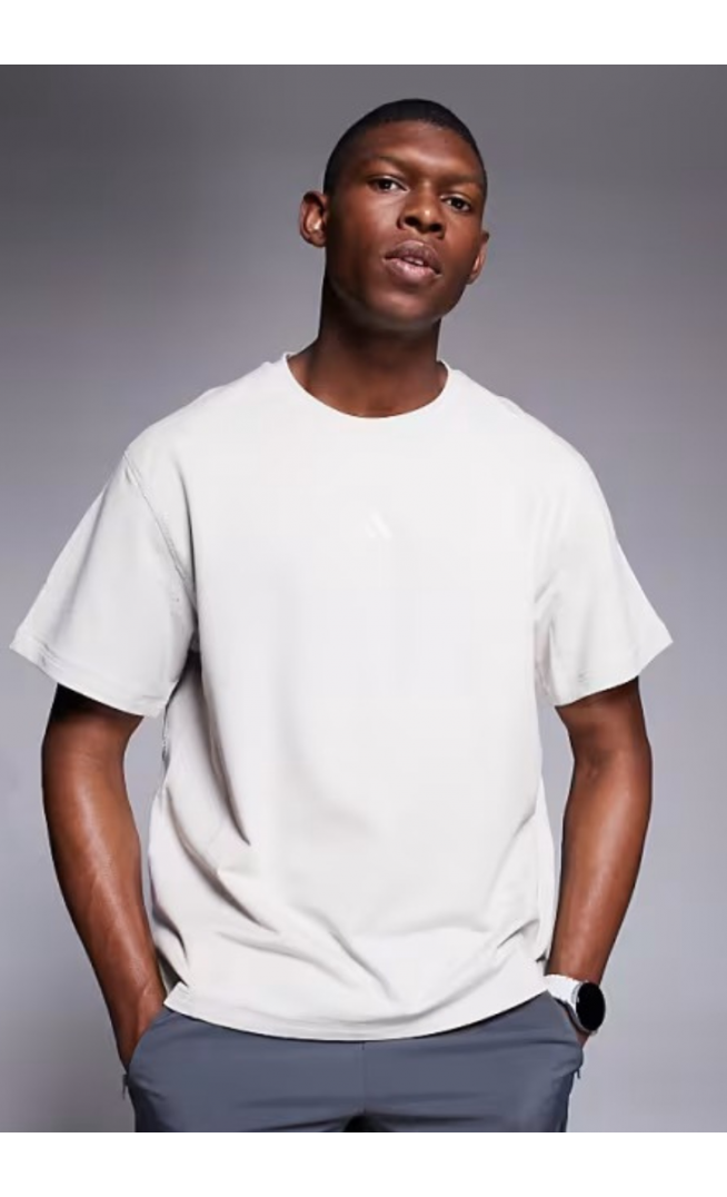 Adidas Training D4T t-shirt in stone