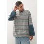 Reclaimed Vintage oversized t-shirt with double layer long sleeve