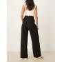 ASOS DESIGN tailored wide leg trousers with pleat detail