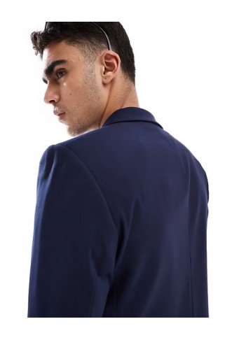 ASOS DESIGN washable slim suit jacket with lightweight worsted wool