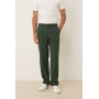 ASOS DESIGN straight leg suit trousers in dark green