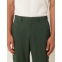 ASOS DESIGN straight leg suit trousers in dark green