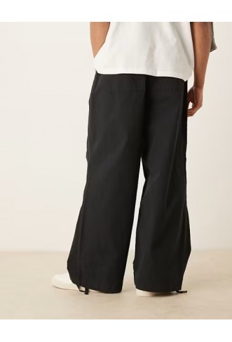 ASOS DESIGN poplin parachute trouser