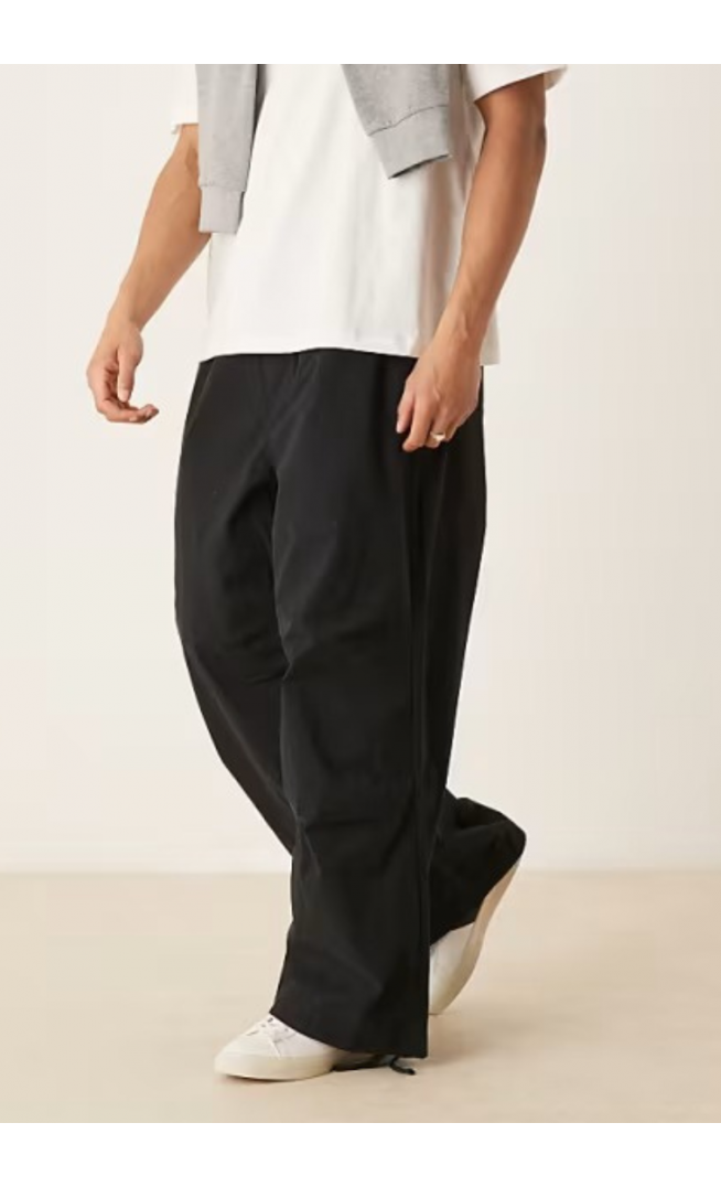 ASOS DESIGN poplin parachute trouser