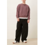 ASOS DESIGN oversized baggy cargos in black