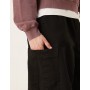 ASOS DESIGN oversized baggy cargos in black