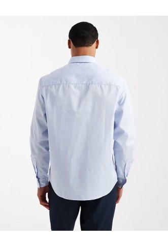 ASOS DESIGN regular shirt in blue