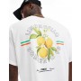 ASOS DESIGN oversized t-shirt with limoncello graphic