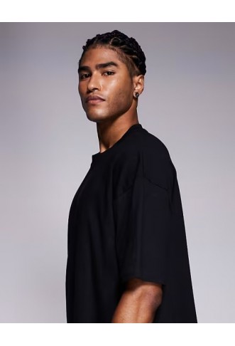 ASOS DESIGN Essentials oversized t-shirt in black