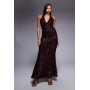 ASOS DESIGN all over sequin plunge maxi dress