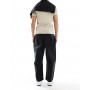 ASOS DESIGN horseshoe jeans in black