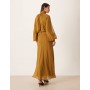ASOS DESIGN high neck drape chiffon maxi dress